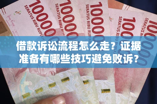 武汉借款诉讼流程怎么走？证据准备有哪些技巧避免败诉？