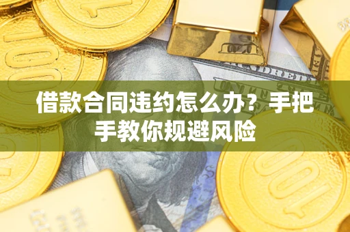 武汉借款合同违约怎么办？手把手教你规避风险
