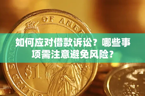 武汉如何应对借款诉讼？哪些事项需注意避免风险？