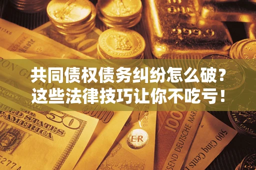 武汉共同债权债务纠纷怎么破？这些法律技巧让你不吃亏！