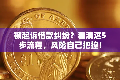 武汉被起诉借款纠纷？看清这5步流程，风险自己把控！