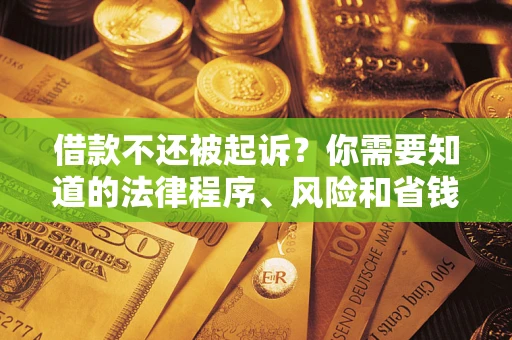 武汉借款不还被起诉？你需要知道的法律程序、风险和省钱技巧