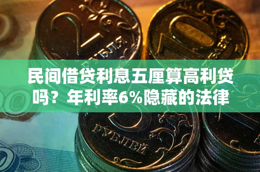 武汉民间借贷利息五厘算高利贷吗？年利率6%隐藏的法律风险全解析